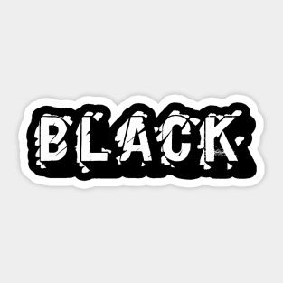 BLACK Sticker